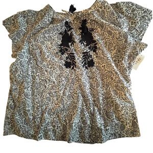 Style & Co 2 for 1! Women's Blue&White Top with 2nd Separate Shirt. 3X NWT.